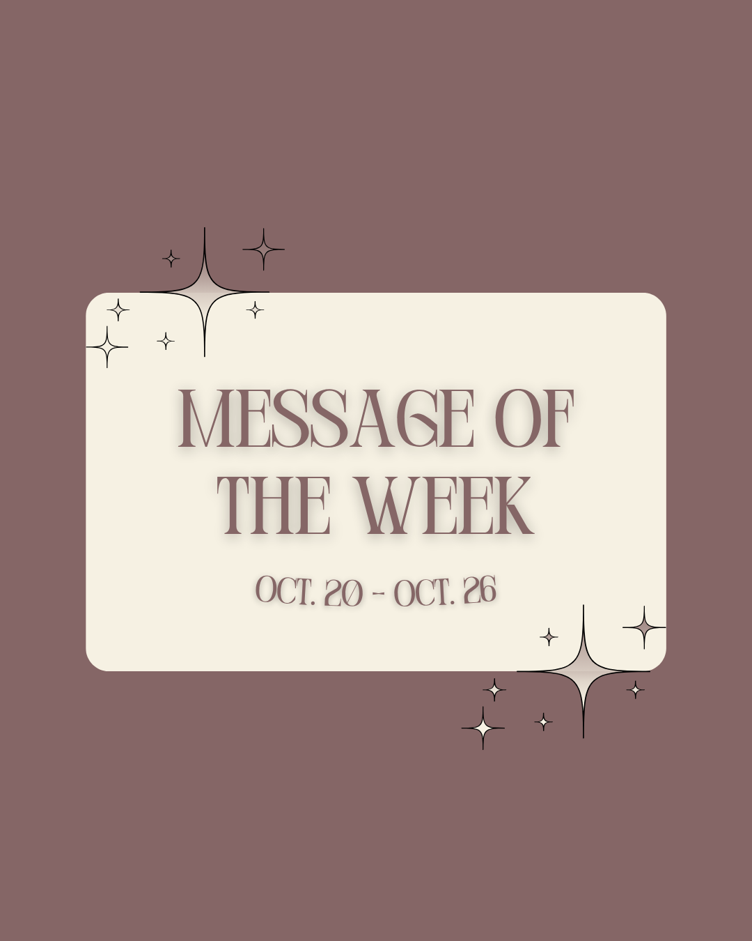 Weekly Horoscopes: Oct. 20 - Oct. 26
