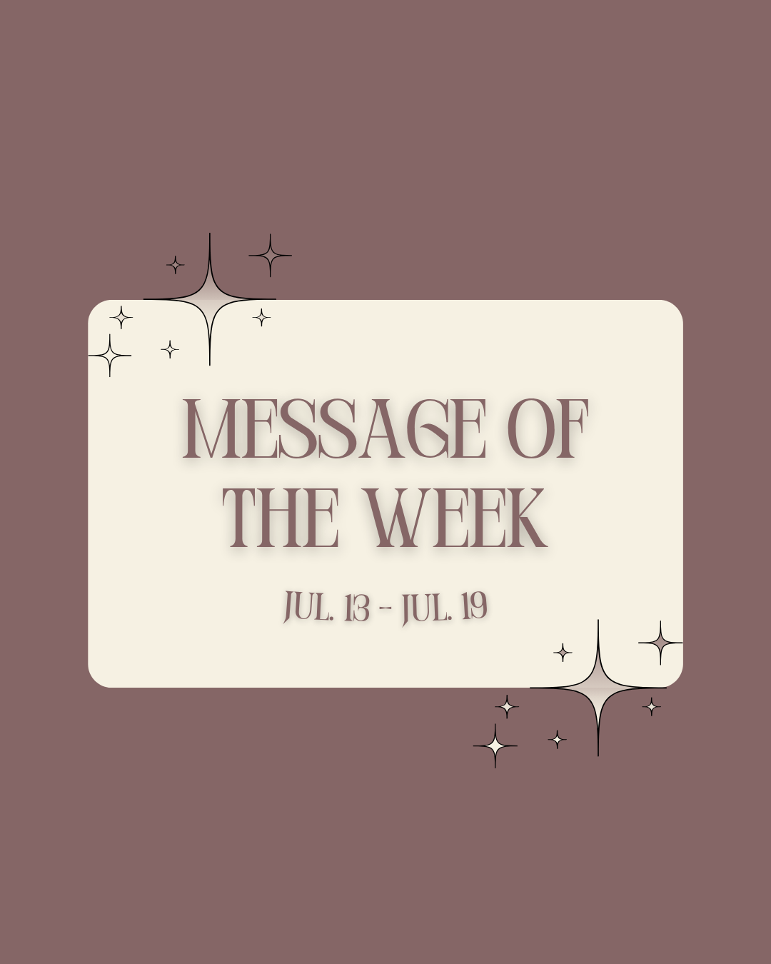 Weekly Horoscopes: Jul. 13 - Jul. 19