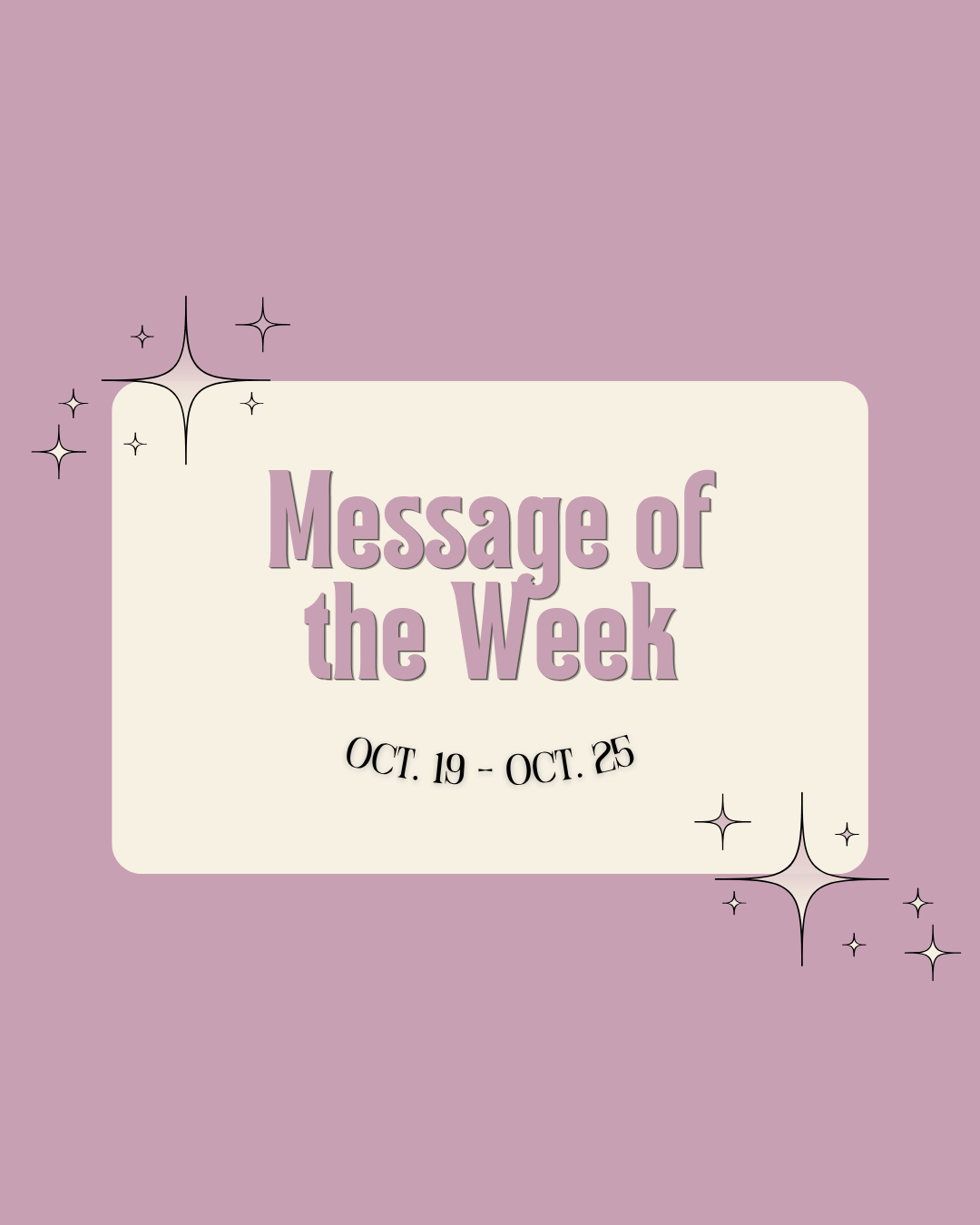 Weekly Horoscopes: Oct. 19 - Oct. 25