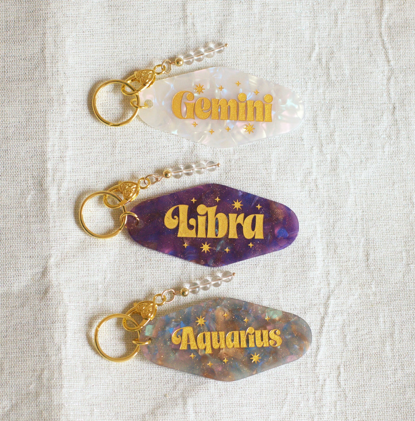 Zodiac Keychains