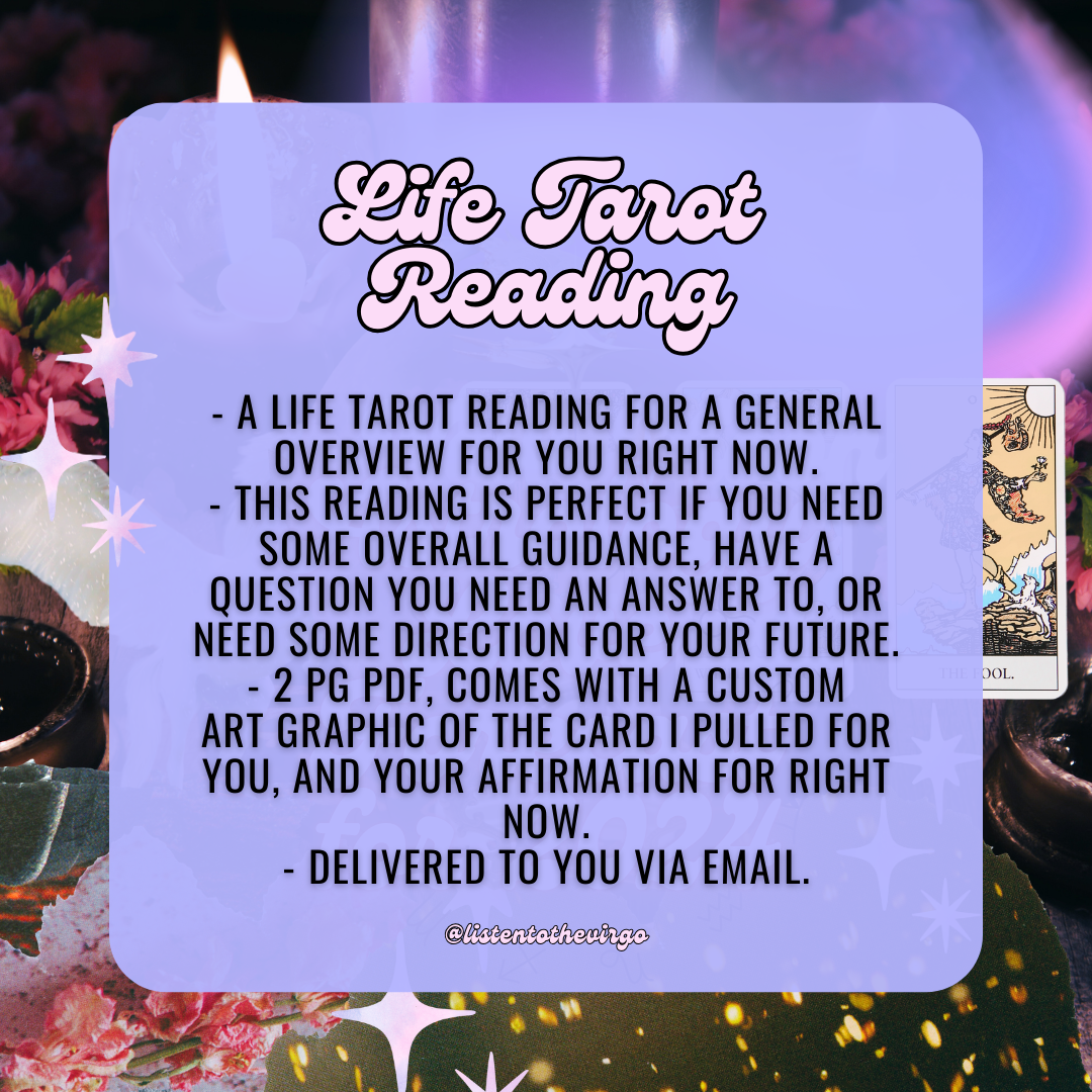 Personal Tarot Readings for your life right now