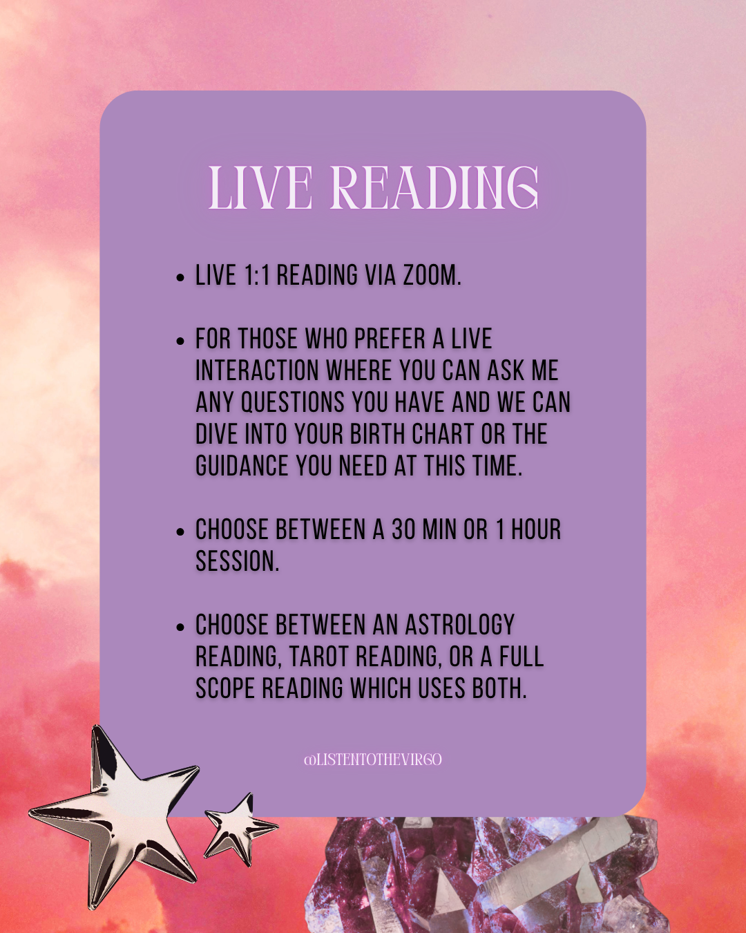 Live Readings