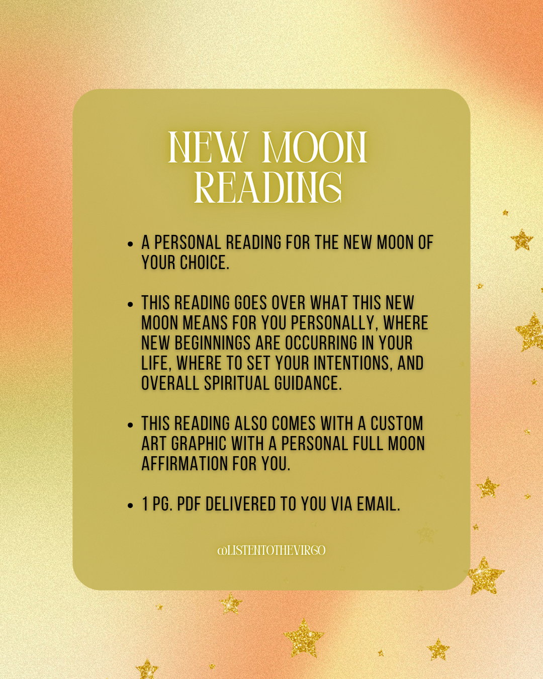New Moon Reading
