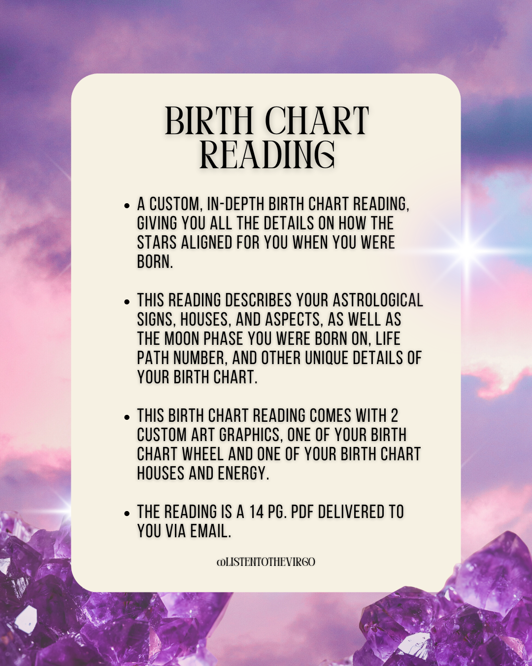 Astrology Reading of birth chart for life guidance