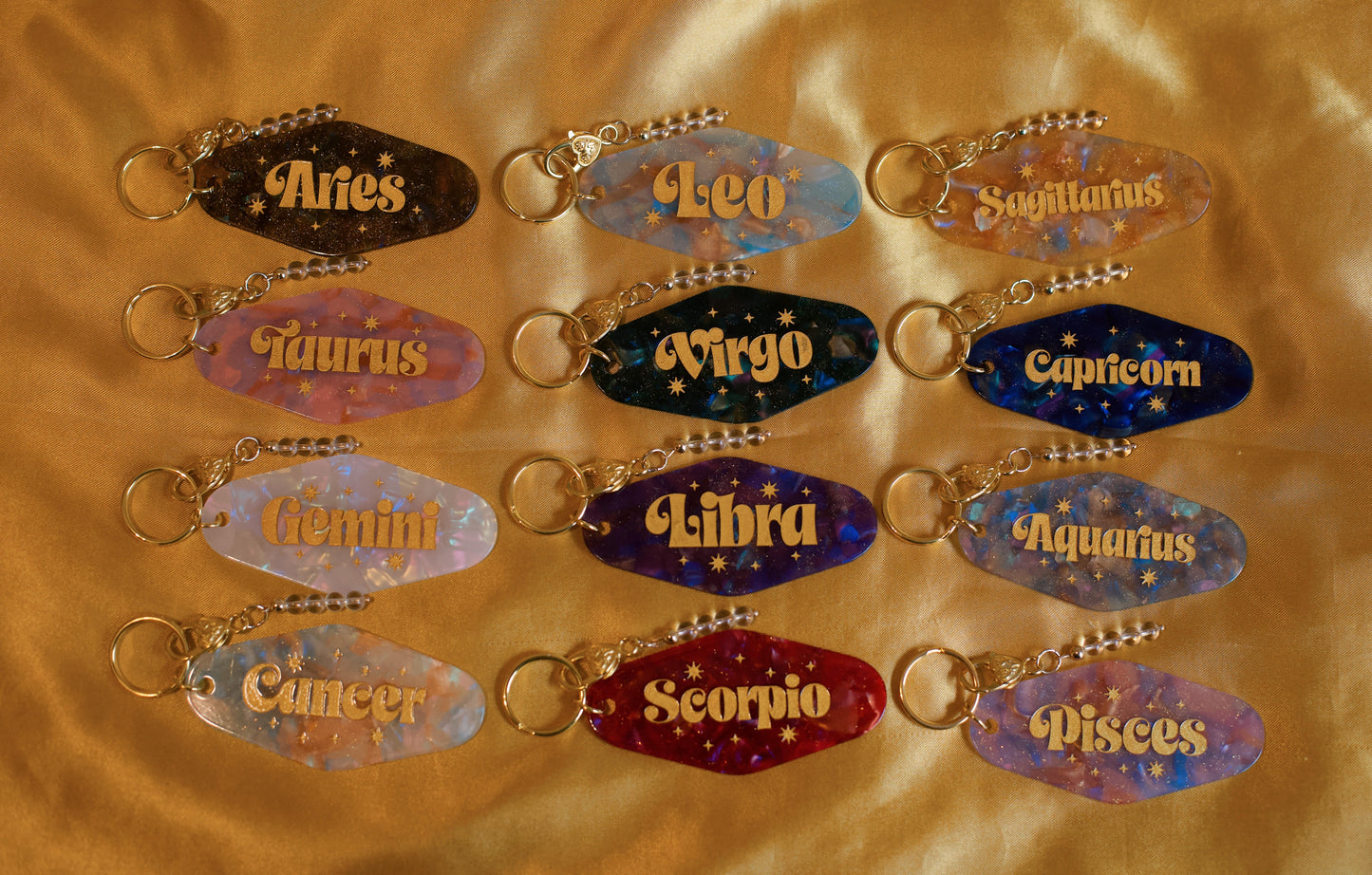 Zodiac Keychains